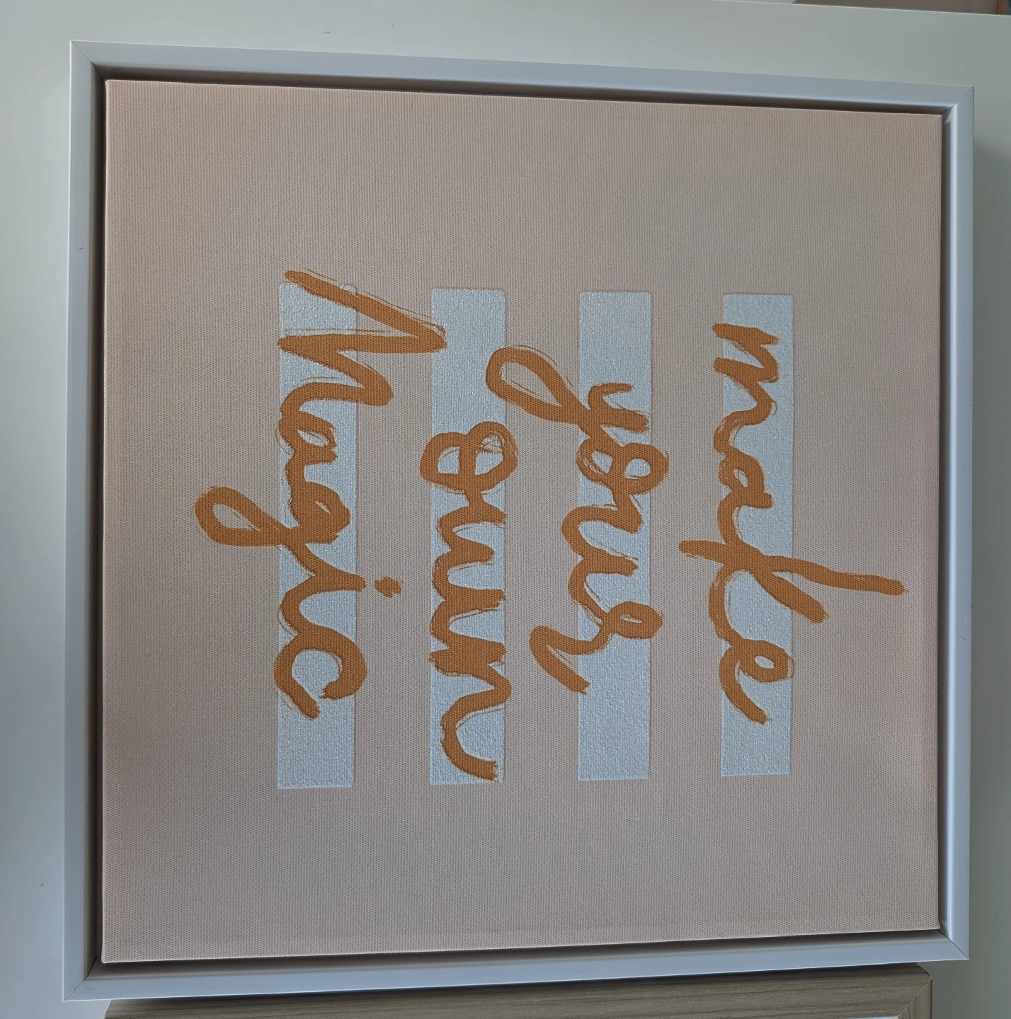 Framed Art - 'Make Your Own Magic' & 'Live With Intention'
