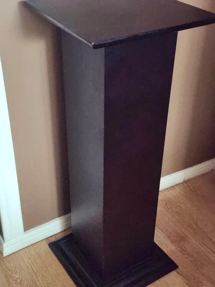 Solid Wood Pedestal Stand image indicator(6)