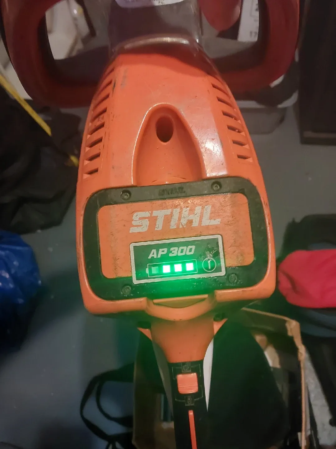 Stihl HSA 56 Hedge Trimmer with AP 300 Battery image indicator(4)