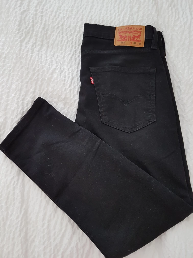 Levi's 502 Black Jeans - W32 L30