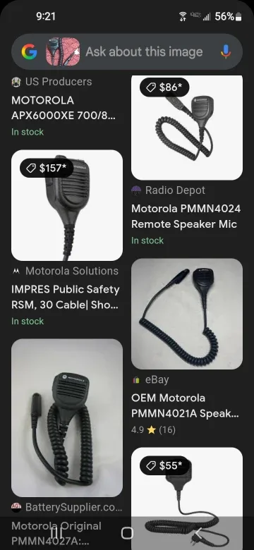 MOTOROLA REMOTE MICROPHONE SPEAKER image indicator(3)