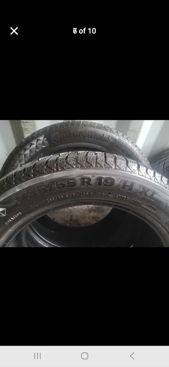Set of 4 CONTINENTAL Winter Tires 235/55R19 – Like New image indicator(7)