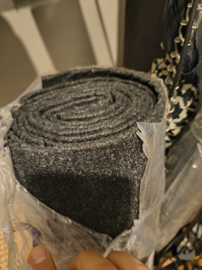 Charcoal Gray Carpet Padding Roll - photo 2