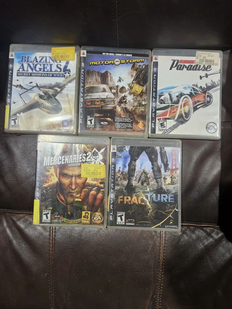 PS3 Games Bundle: Blazing Angels, MotorStorm, Burnout Paradise - photo 3