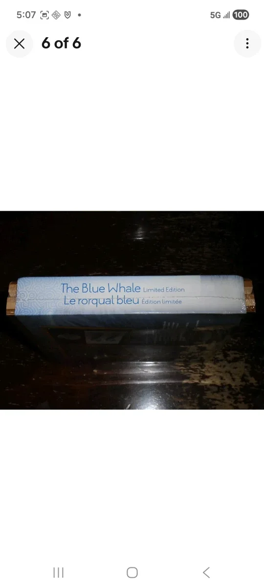 Royal Canadian Mint Blue Whale Silver Coin & Stamp Collection image indicator(6)