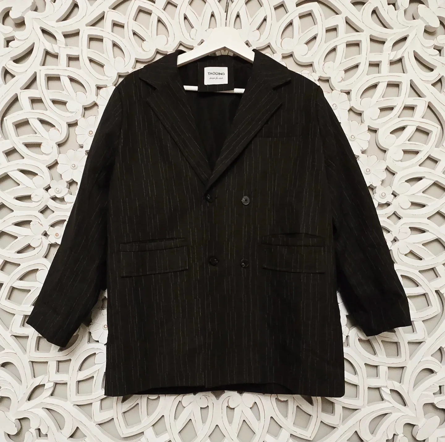 TAODING Kids Pinstripe Blazer size 160