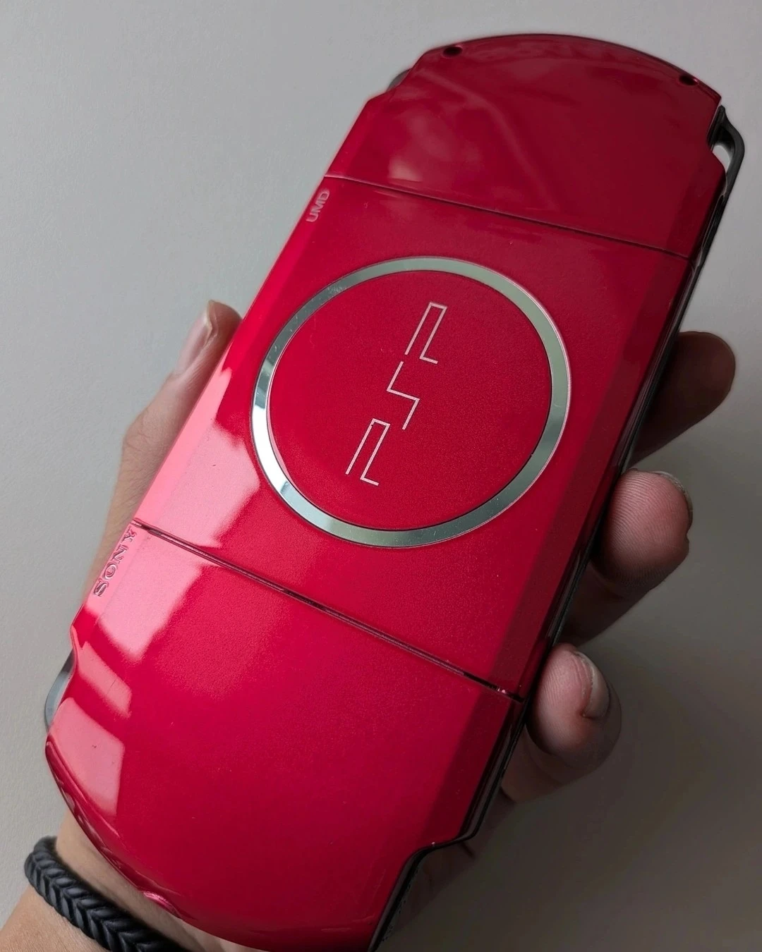 Red Sony PSP Handheld Console Modded - photo 2