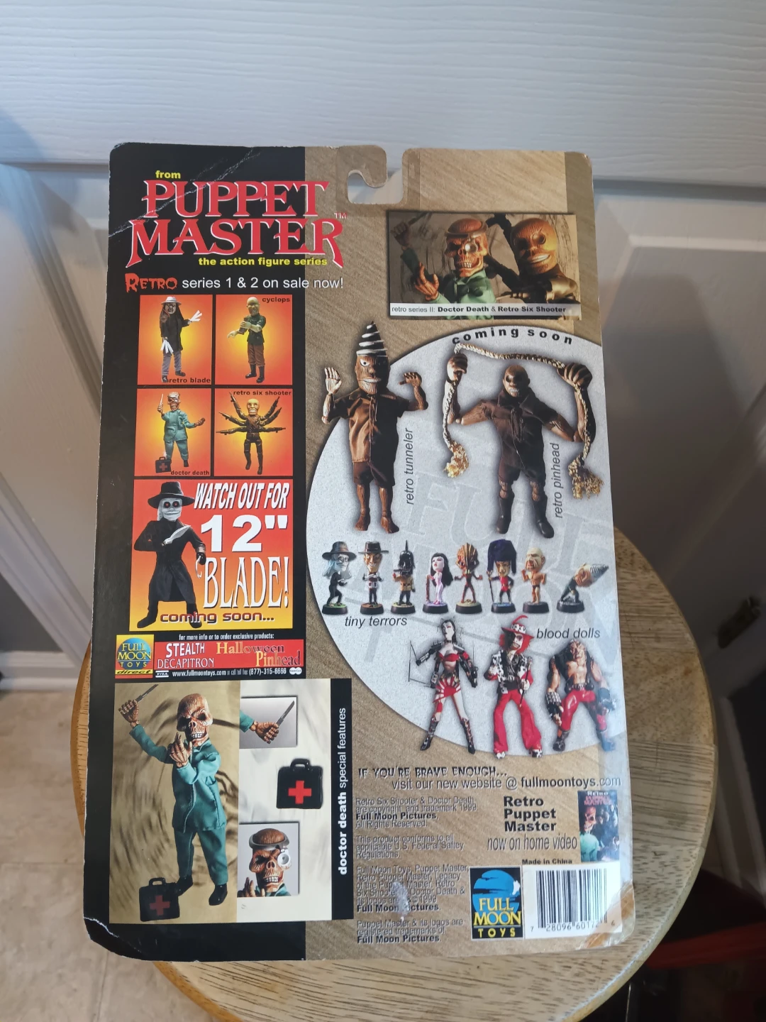 Retro Puppet Master Doctor Death Action Figure - photo 5