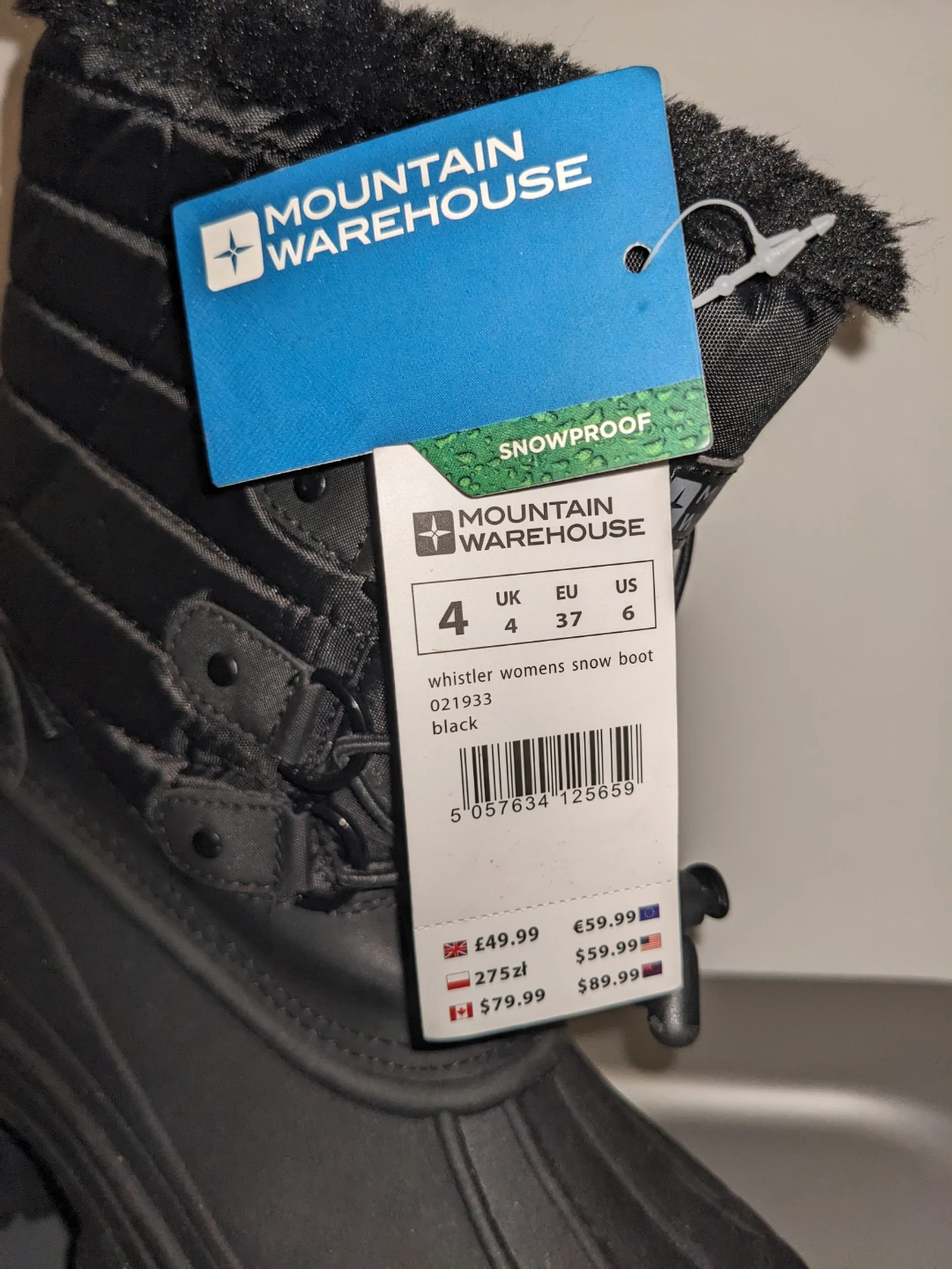 75% off! New Mountain Warehouse Whistler Snow Boot US 6 - photo 2