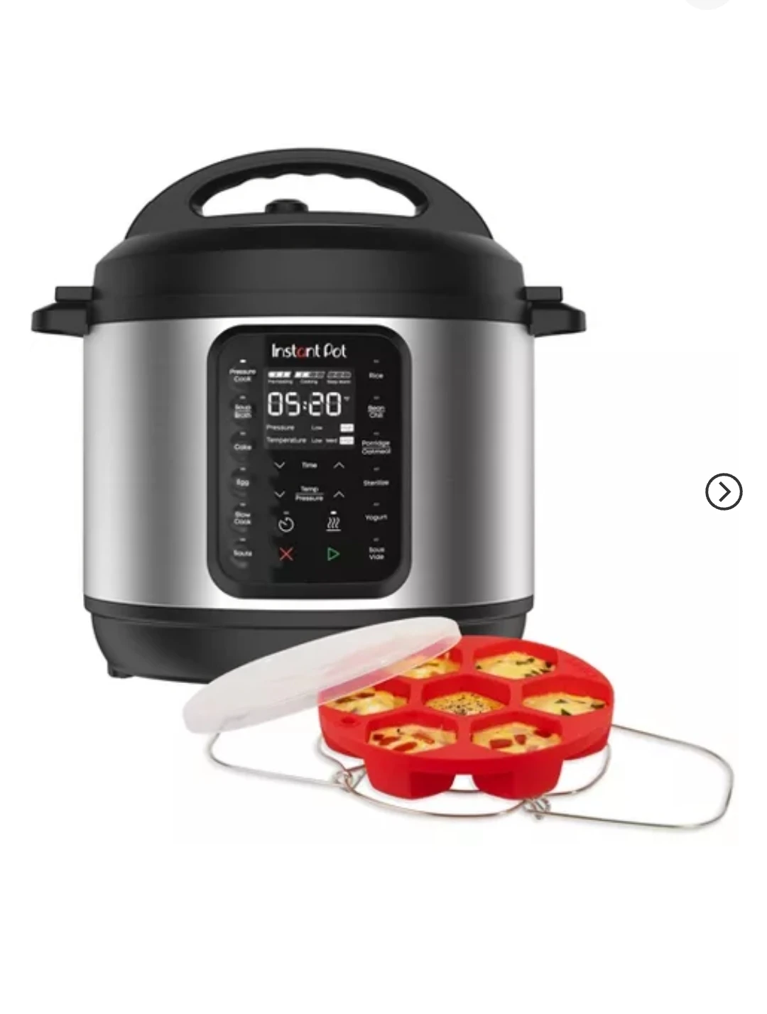 Instant Pot 6qt 9-in-1 Pressure Cooker Bundle Multi Cooker