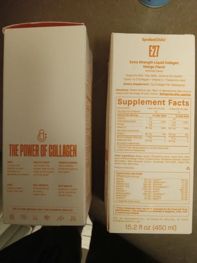 SpoiledChild E27 Extra Strength Liquid Collagen
