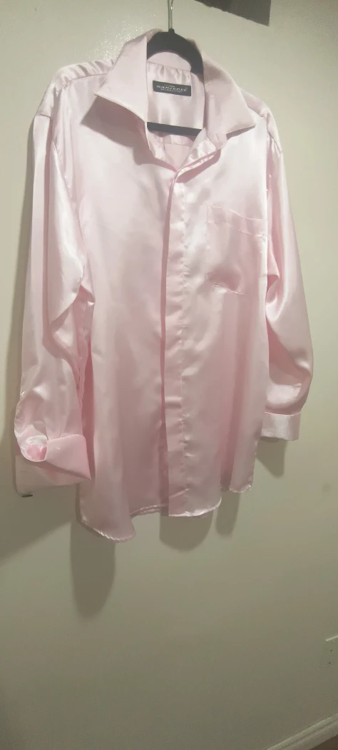 Mansenee  Pink Dress Shirt