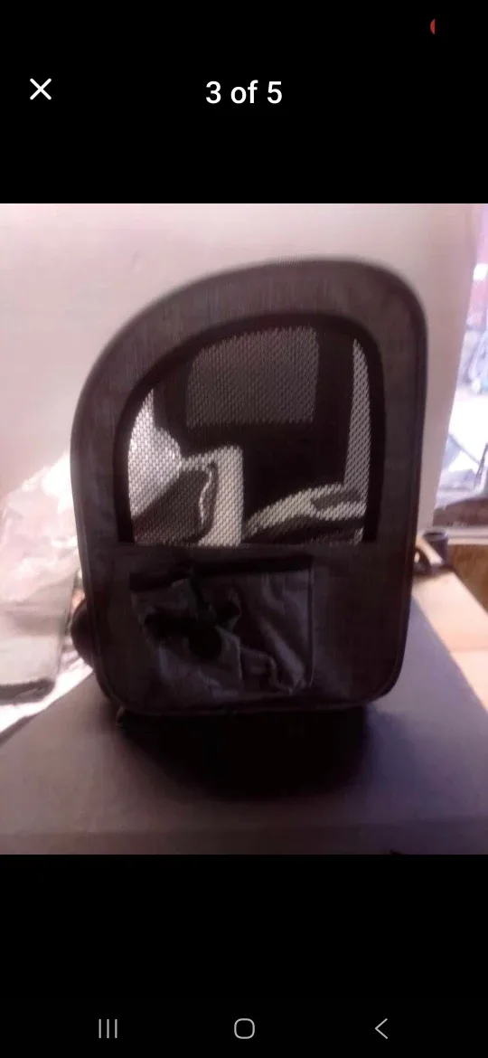 Pet Backpack Carrier for Small Dogs image indicator(2)