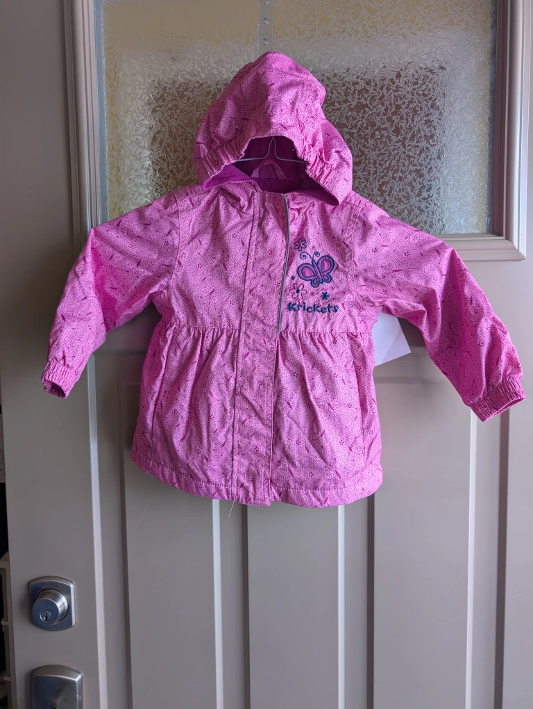 Girls sz 24 months spring/fall jacket & splash pants
