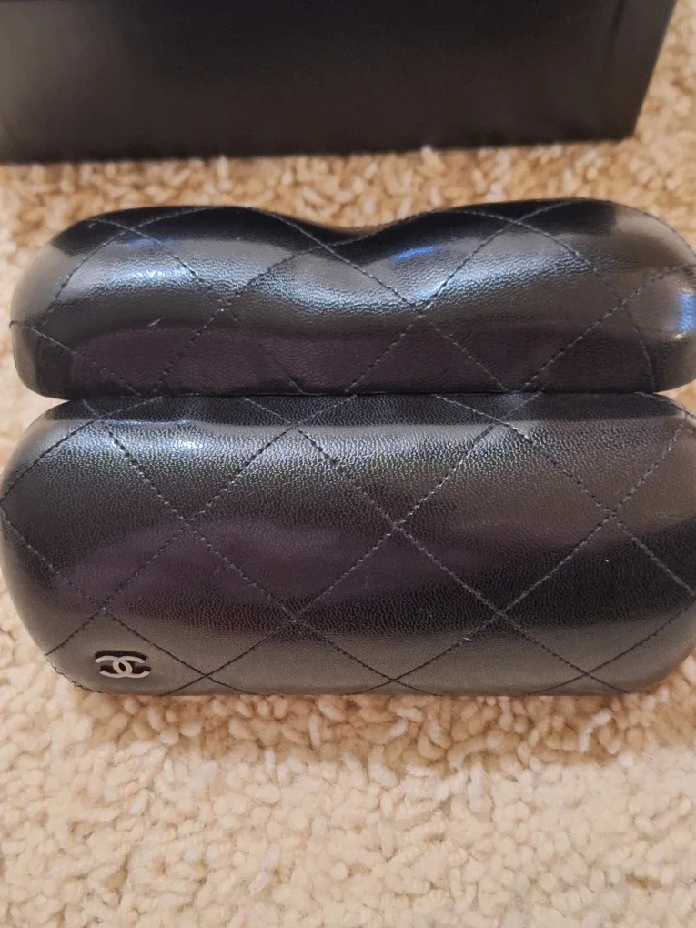 Chanel Sunglasses Case and box (no sunglasses) image indicator(3)