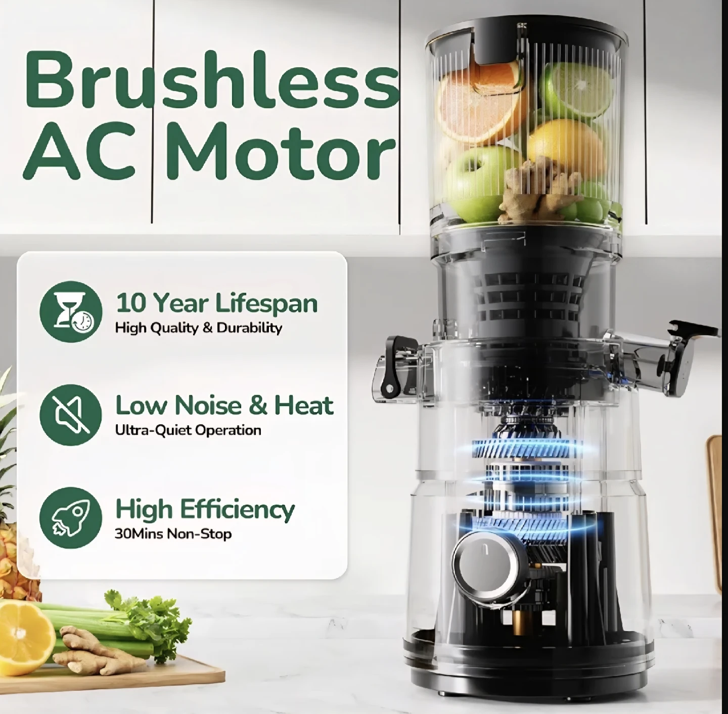 Canoly Cold Press Slow Masticating Juicer - photo 4