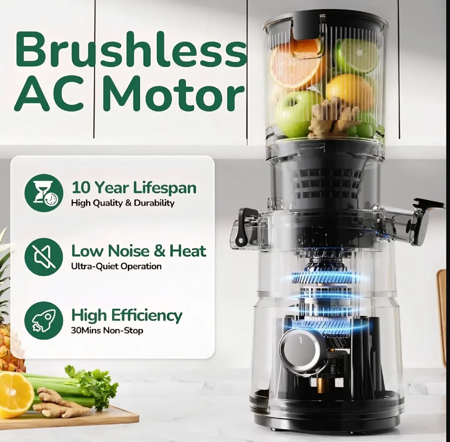 Canoly Cold Press Slow Masticating Juicer image indicator(4)