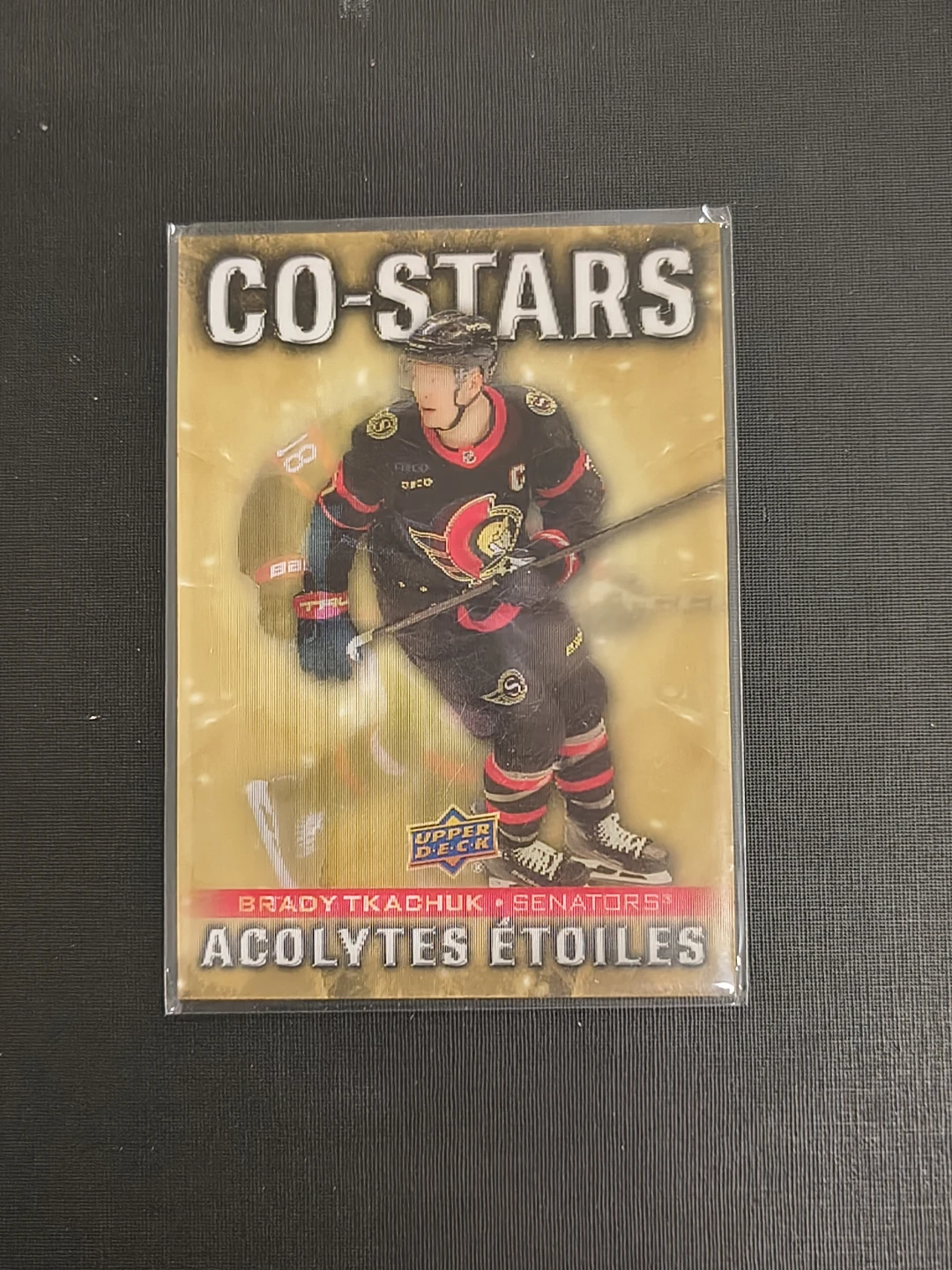 Brady Tkachuk & Tim Stützle Upper Deck Hockey Card