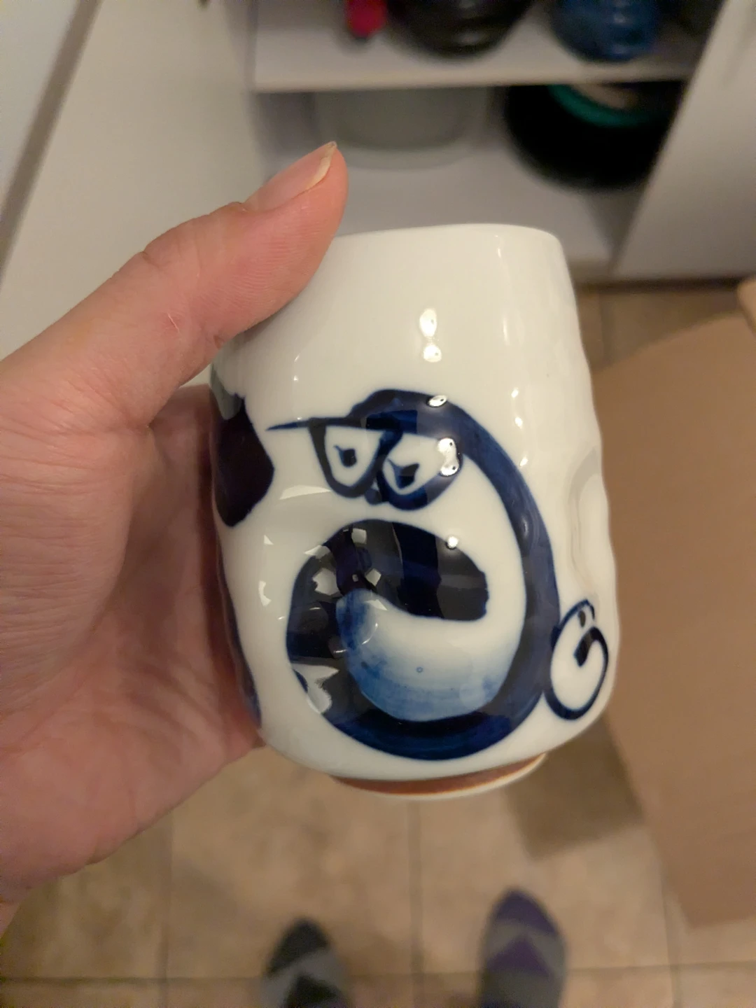 Hand-Painted Japanese Tea Cup - photo 3