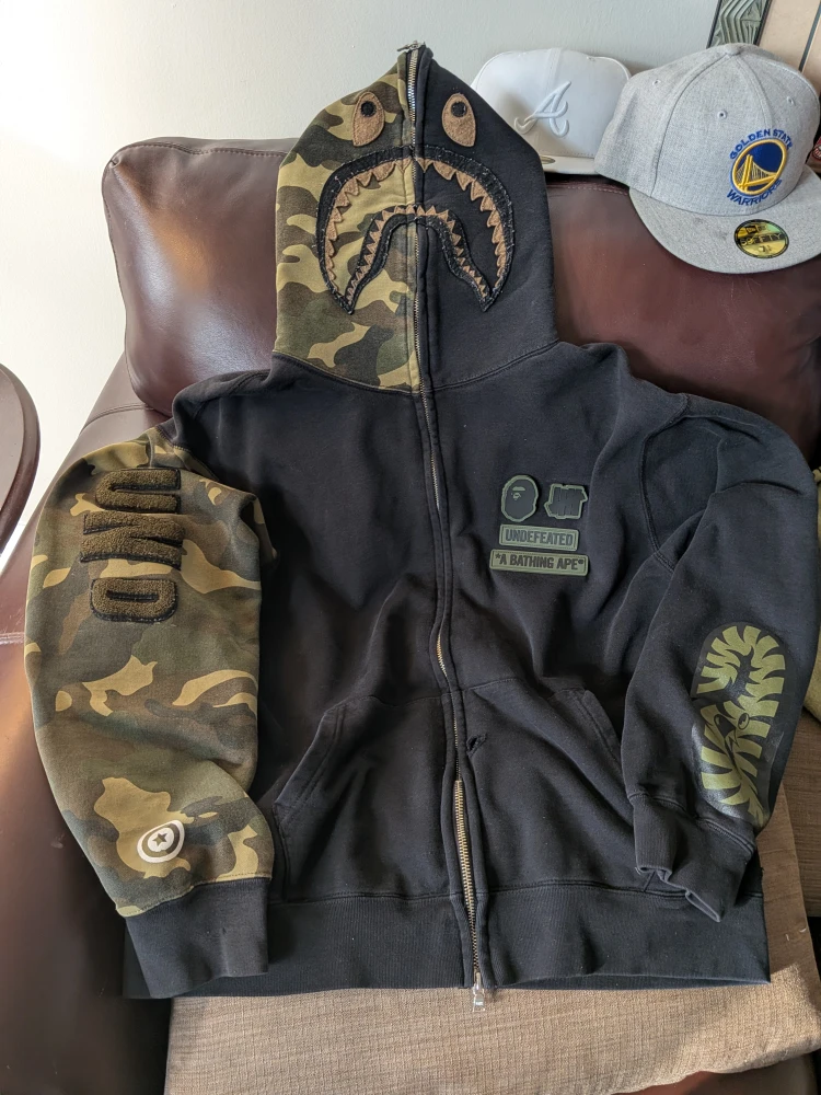 A Bathing Ape x Undefeated Full Zip Hoodie - 2XL