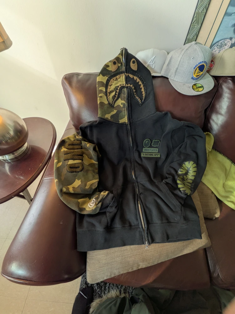 A Bathing Ape x Undefeated Full Zip Hoodie - 2XL - photo 2