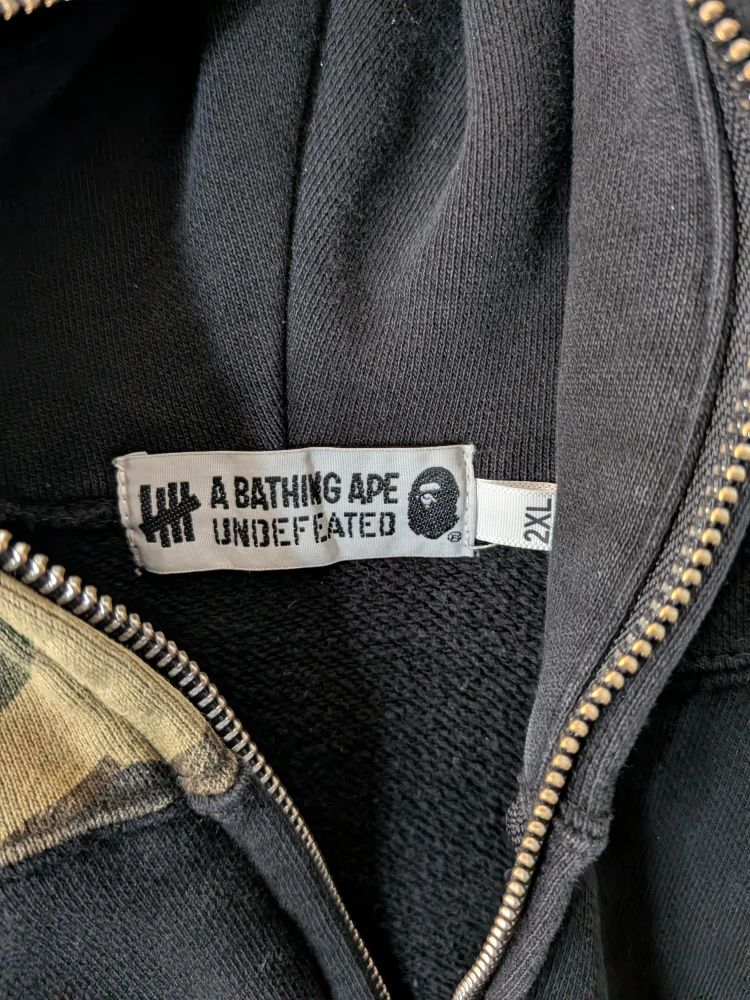 A Bathing Ape x Undefeated Full Zip Hoodie - 2XL - photo 5