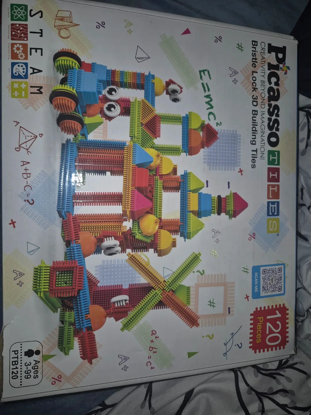 PicassoTiles Bristle Lock 3D Building Tiles, 120 Pieces image indicator(2)