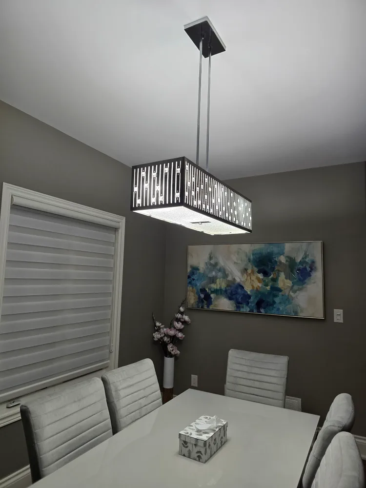 Modern Chrome & Crystal Pendant Light Fixture