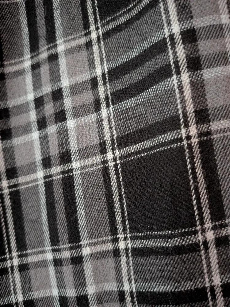 Plaid Flannel Shirt Jacket with Hood preowned sz XXL image indicator(5)