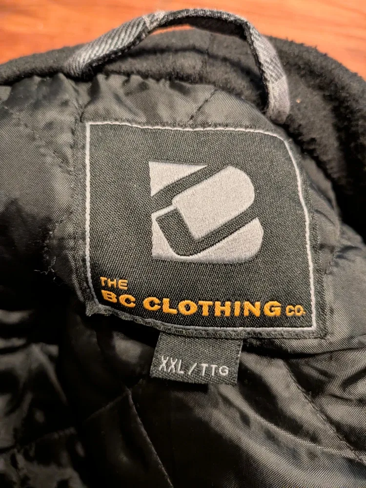 Plaid Flannel Shirt Jacket with Hood preowned sz XXL image indicator(9)