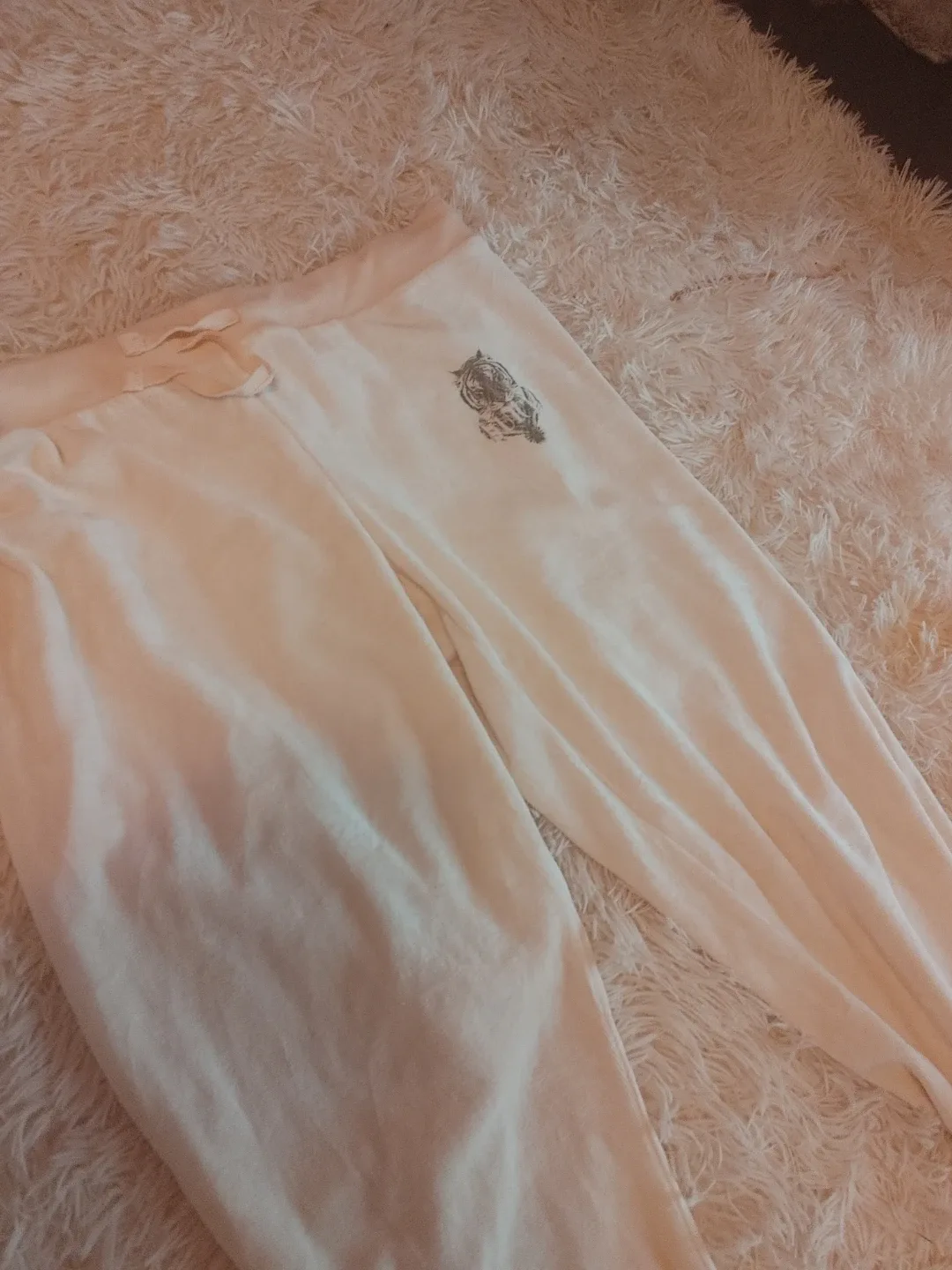 vintage Juicy Couture Black Label Joggers - Size S/M image indicator(3)