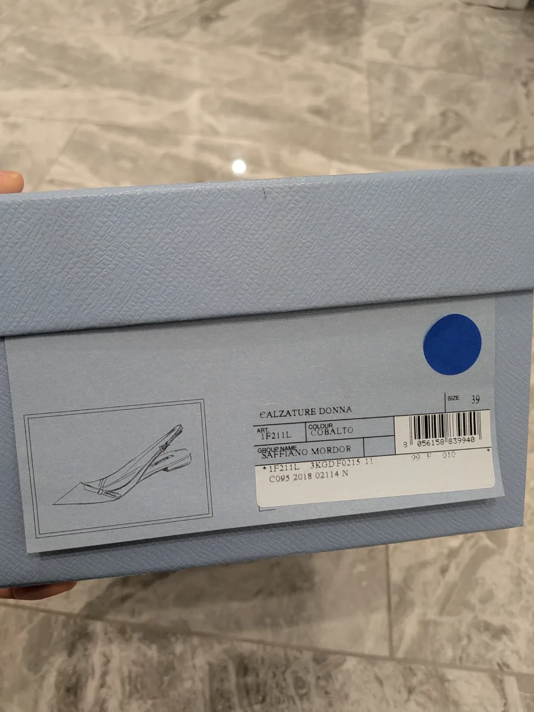 New Prada Slingback Shoes - Size 39 image indicator(6)