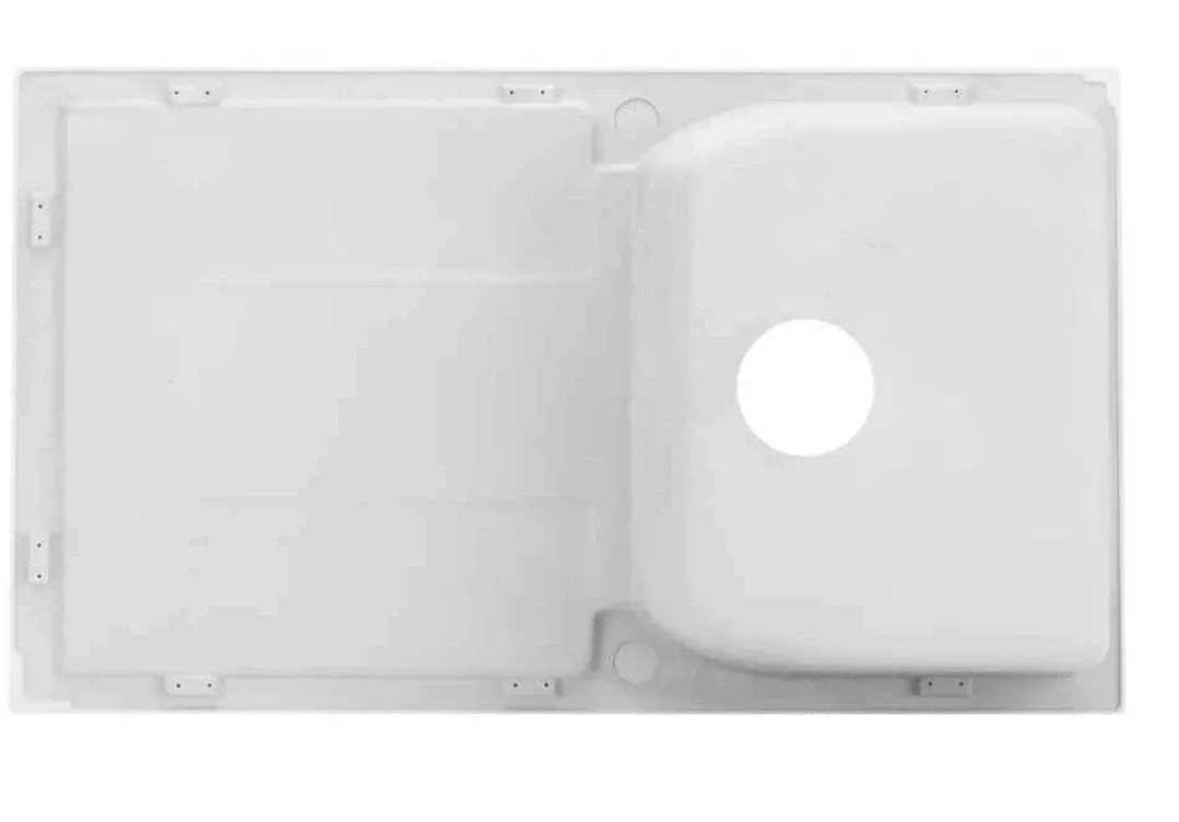 34" White Drop-In Composite Granite Sink image indicator(6)