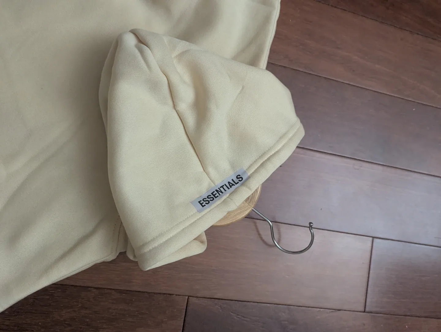 Essentials Fear of God Cream Hoodie image indicator(4)