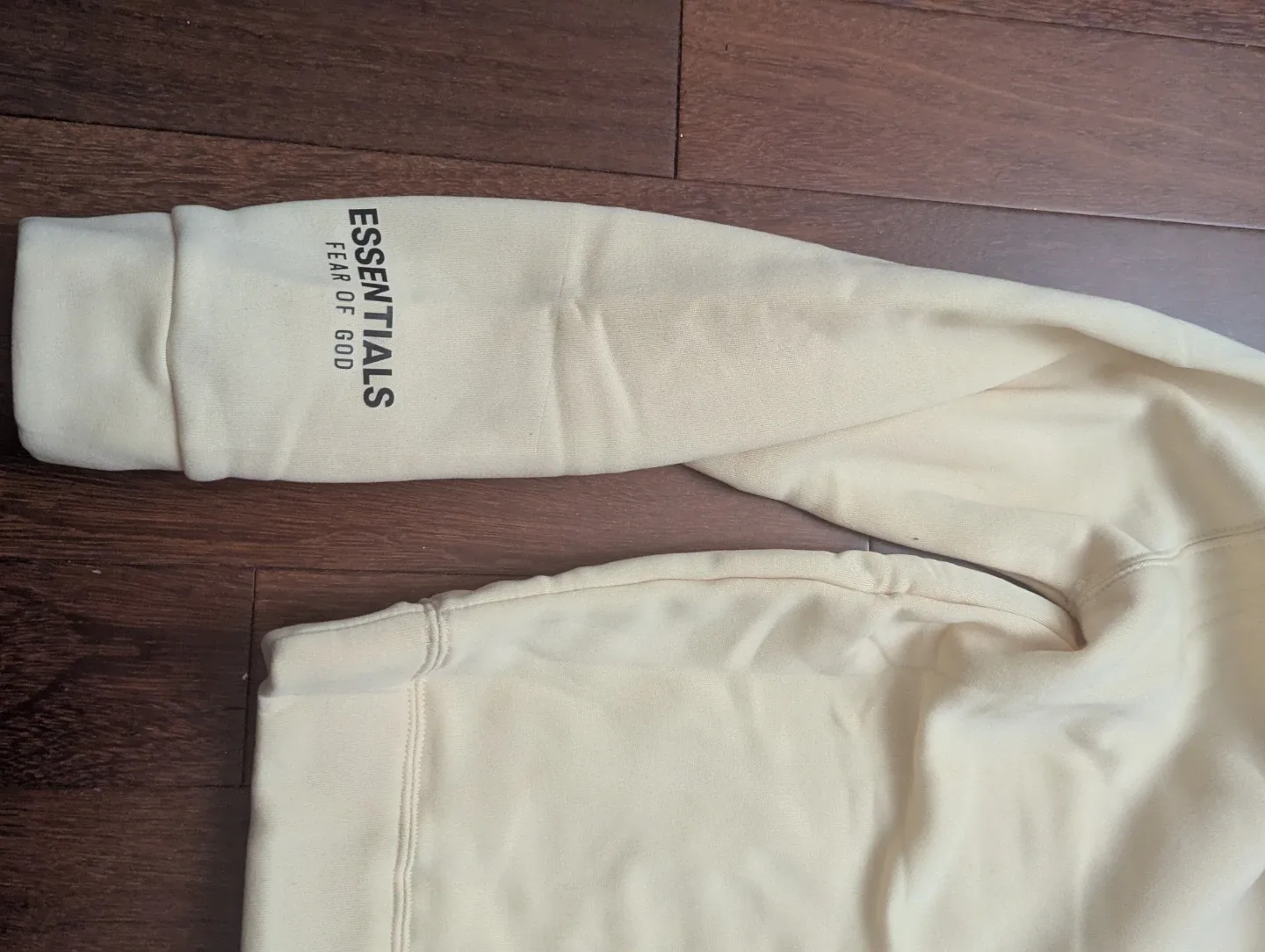 Essentials Fear of God Cream Hoodie image indicator(5)