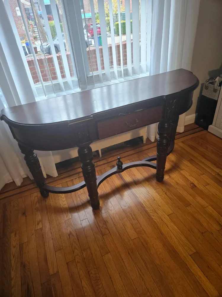 Dark Wood Console Table image indicator(2)