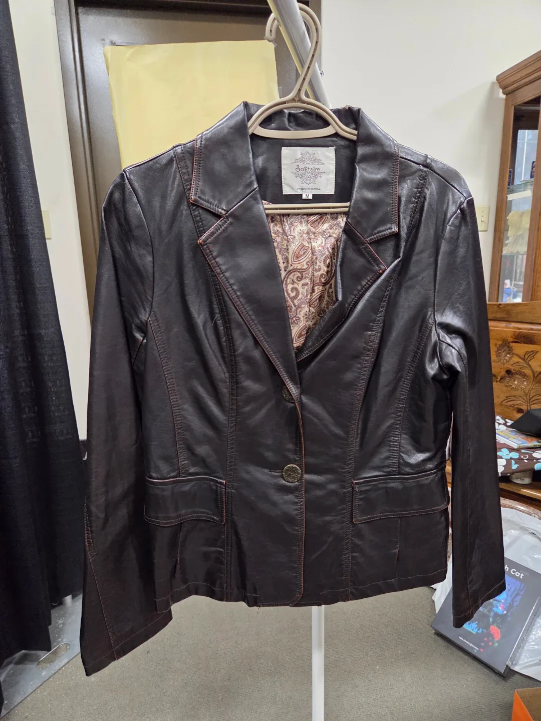 Solitaire Leather Jacket - Size M
