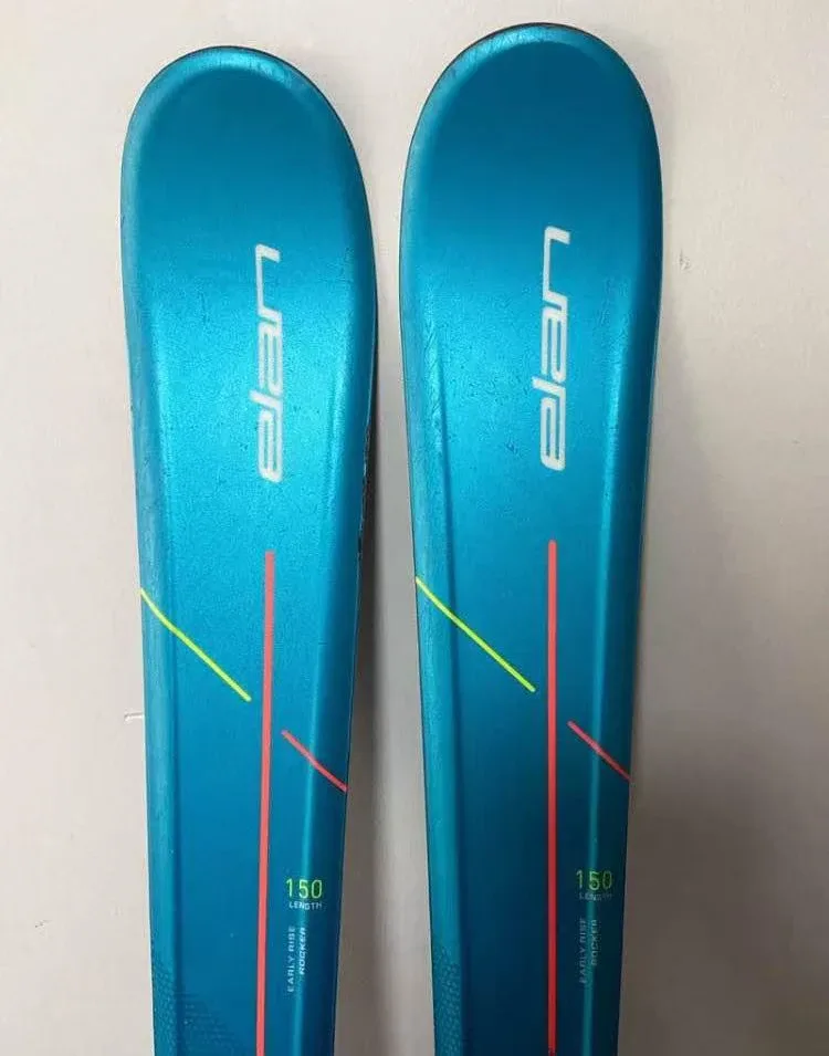 Elan Starr Skis 150cm & Salomon Idol Ski Boots