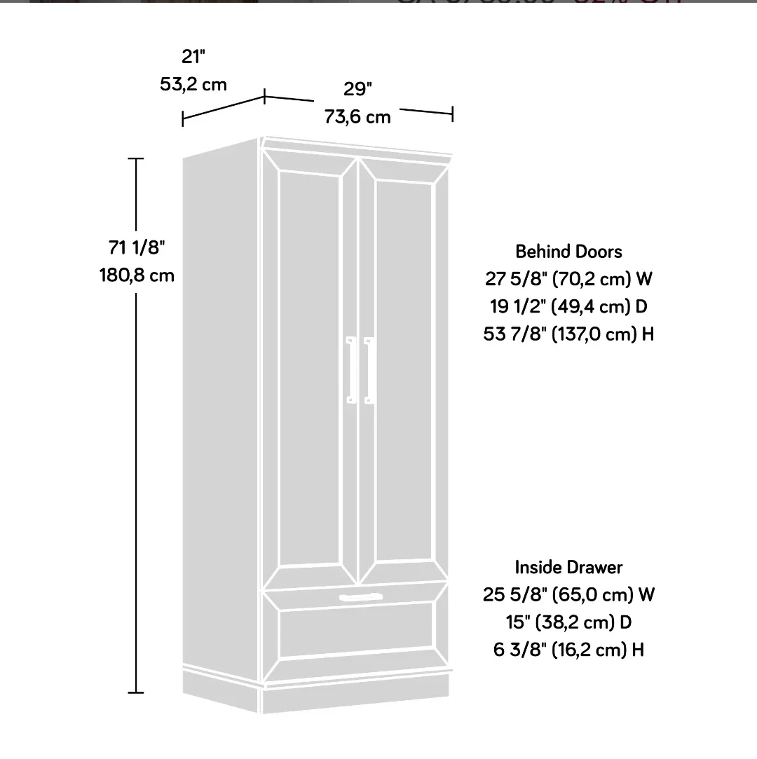 Wardrobe Cabinet 65% Discount image indicator(4)