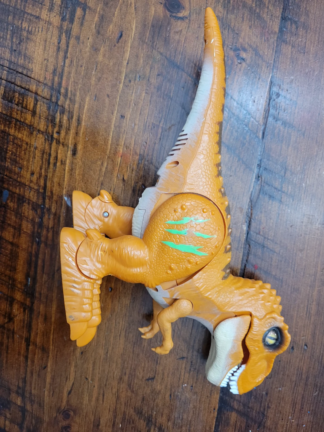 Orange Dinosaur Toy