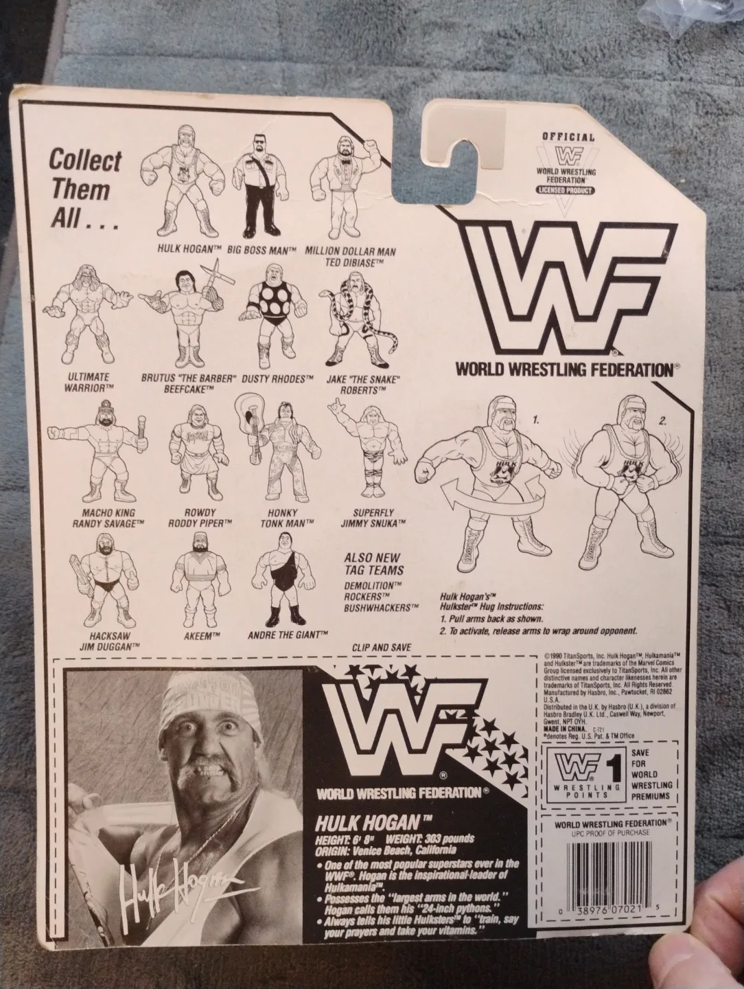 Hasbro Hulk Hogan...1990 image indicator(2)