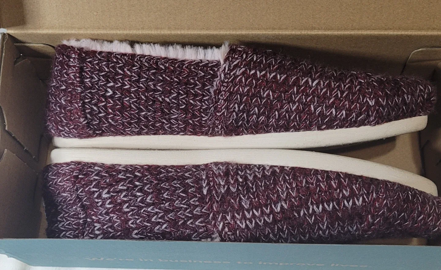 TOMS Alpargata Sweater Knit Slippers - Women's Size 7 image indicator(5)