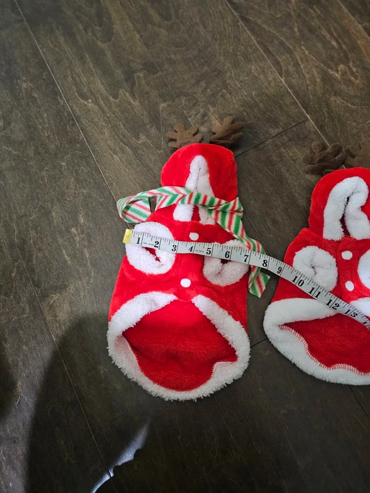 Christmas Puppy Clothes, Warm Pet Dog Cat Jacket Coat, Winter... image indicator(9)