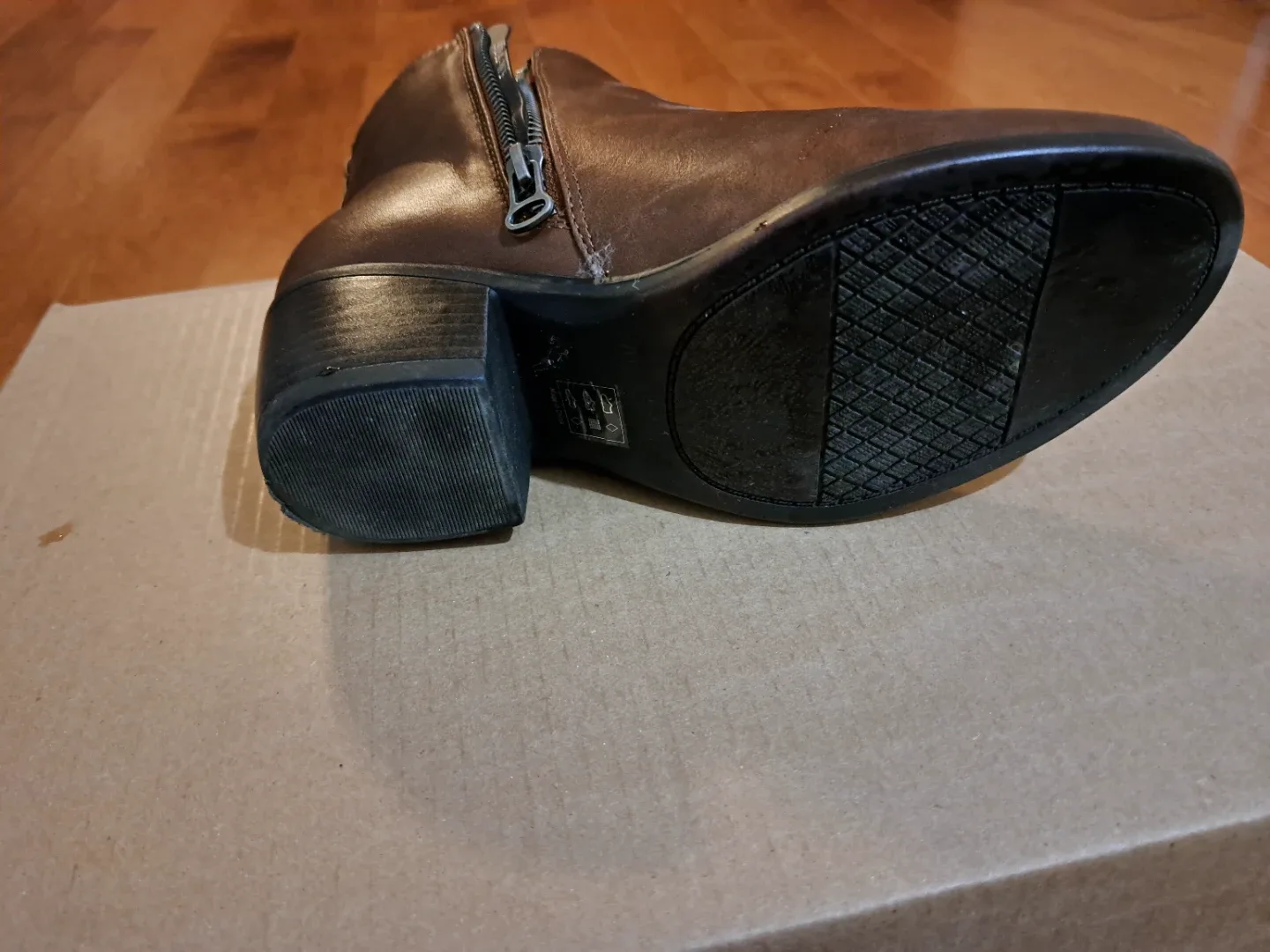 Brown Ankle Boots, Size 6.5 image indicator(3)