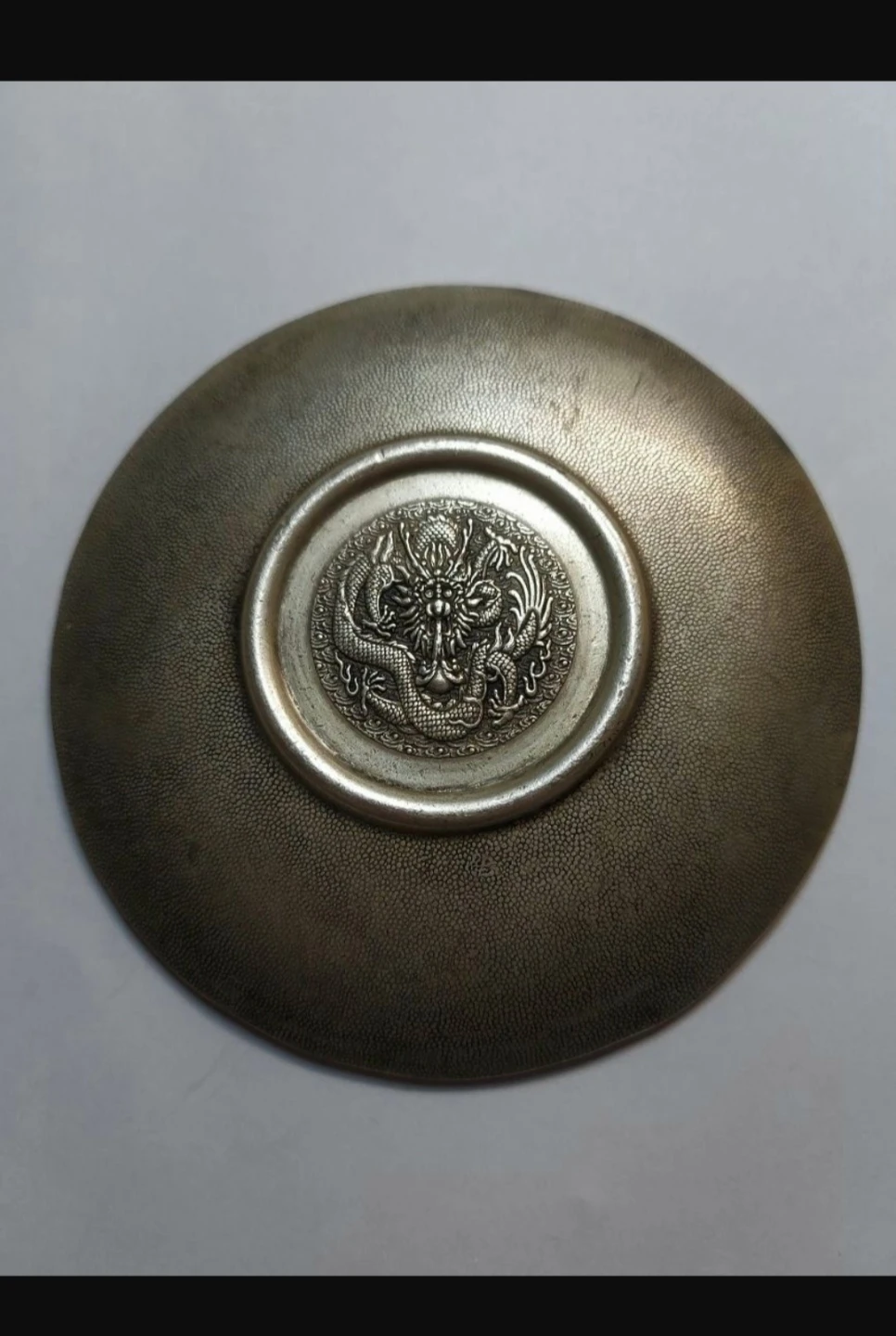 Silver Plated Zodiac Plate with Dragon Design - photo 4
