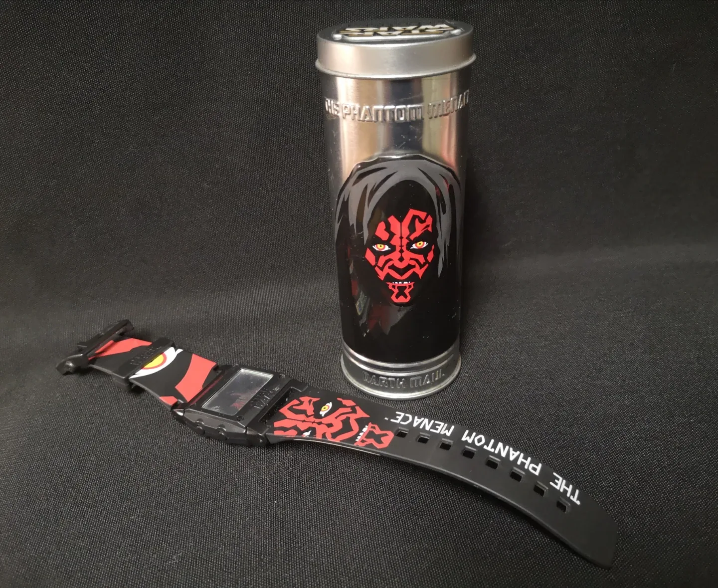 2005 Lucasfilm Ltd. Darth Maul + Obi Wan Kenobi Watch Star Wars image indicator(8)