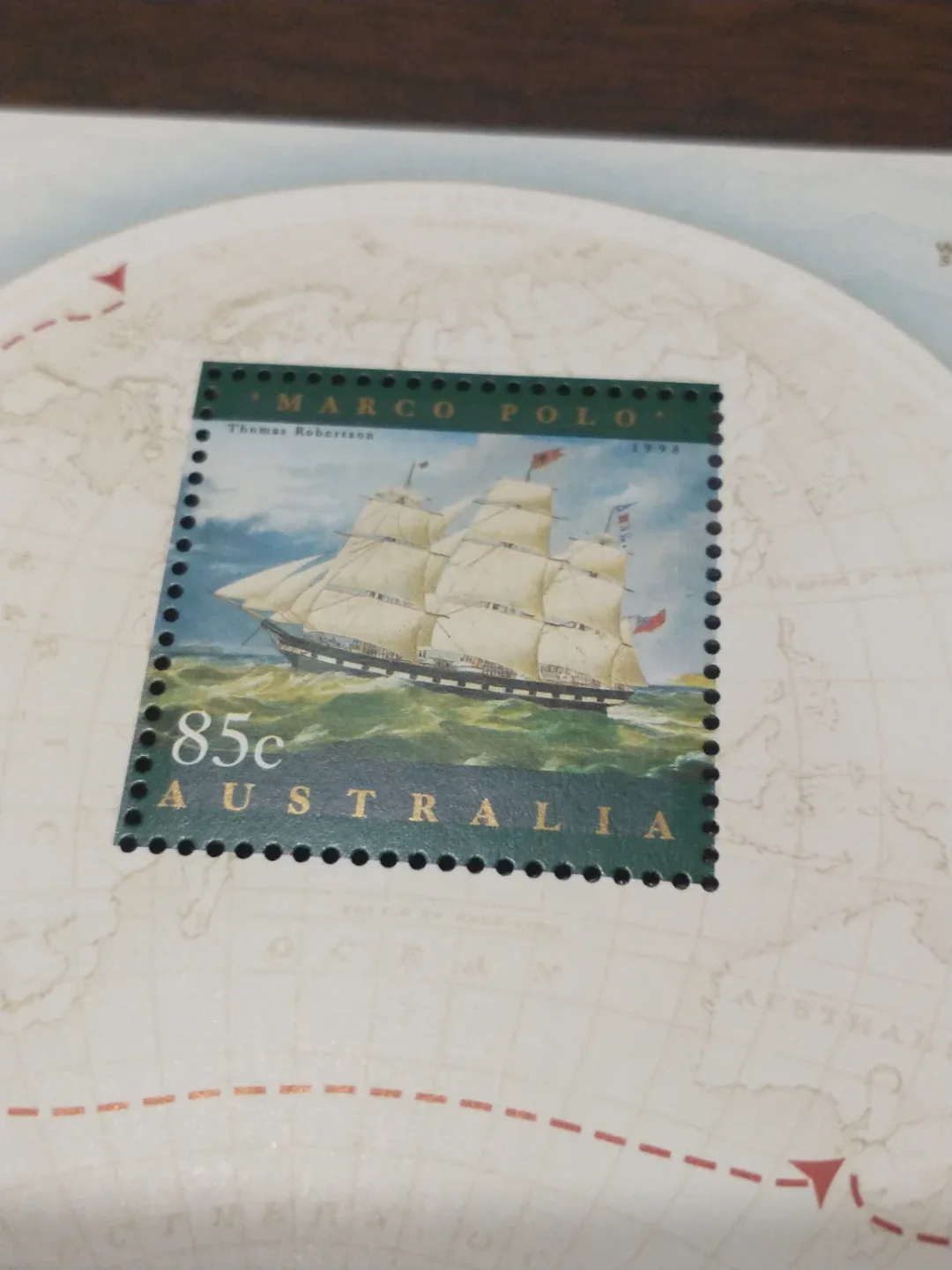 SOLD 1999 MNH Marco Polo Canada & Australia souvenir sheet image indicator(4)