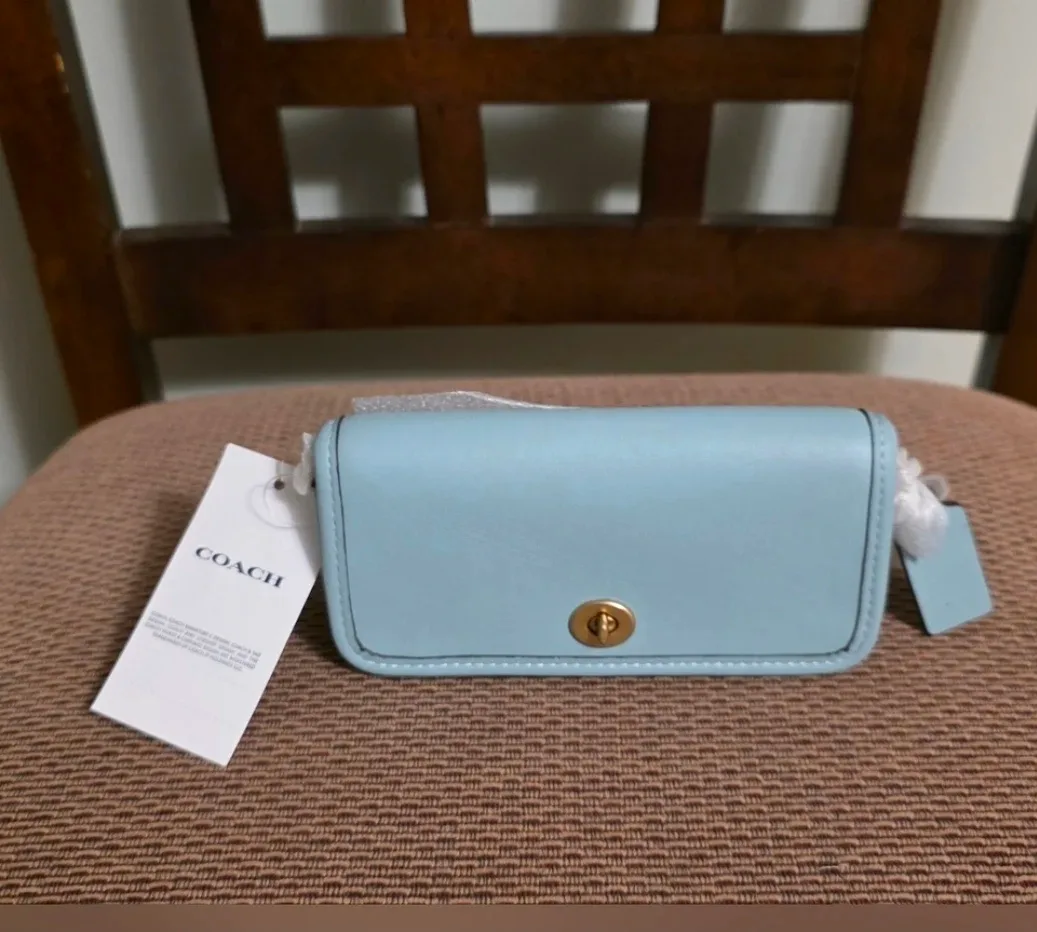 Coach Light Blue Dinky 14