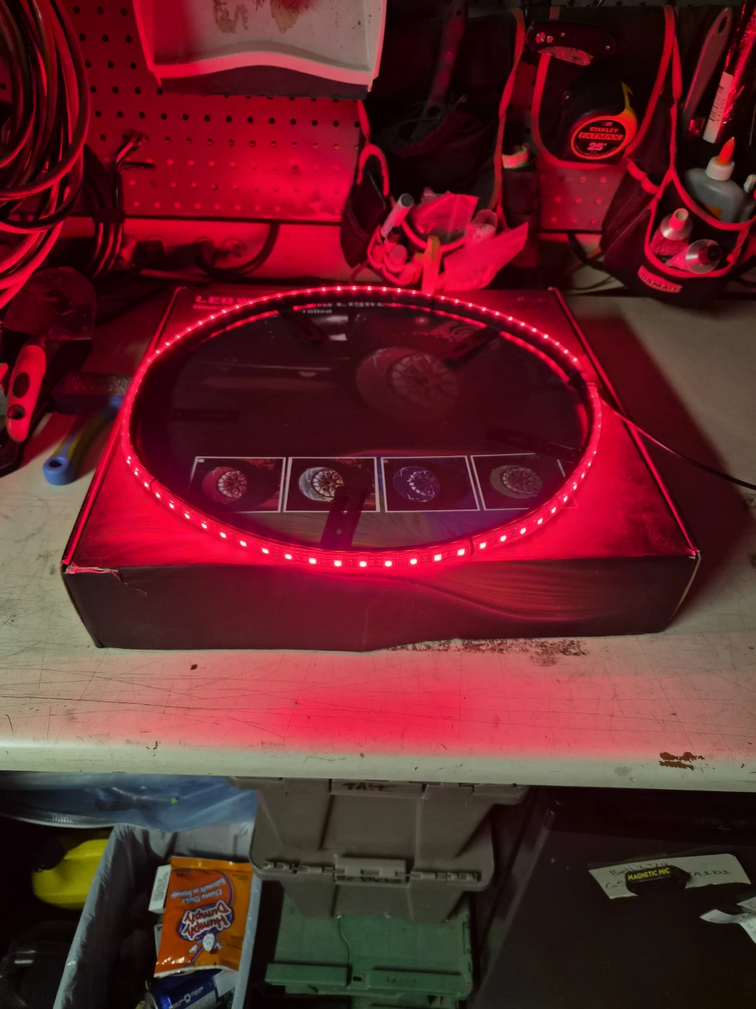 LED Wheel Ring Lights - Blue-Tooth App and Remote Controlled - photo 3