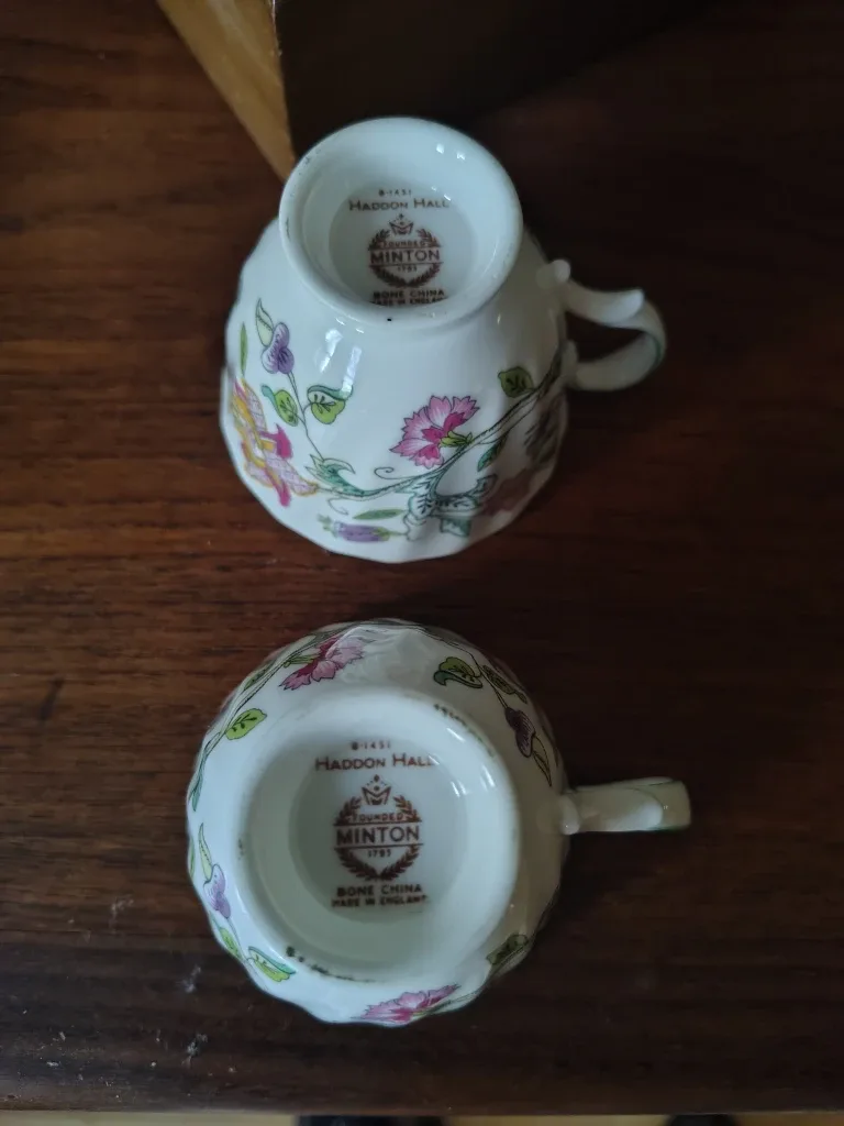 *New* Minton Haddon Hall Demitasse Cups - Pair image indicator(4)